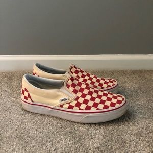 Vans, Checkerboard Slip On, Size 8 Women’s.